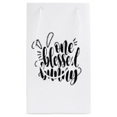 一つ賛美のバニーの復活書道 | ギフトバッグ (裏面)