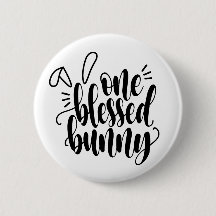 一つ賛美のバニーの復活書道 |ピンボタン