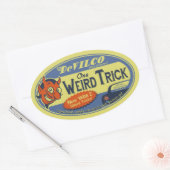 一つ風変わりの 楕円形シール (封筒)