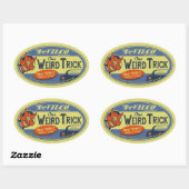 一つ風変わりの 楕円形シール (シート)