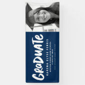 一はっきりした年モダン卒 横断幕 (縦)