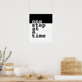 一やる気を起こさせる段階のポスター文字 ポスター (キッチン)