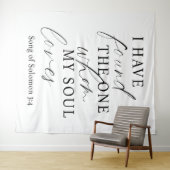 一エレガントつの引用文を見つけ結婚た タペストリー (インサイチュ(横))