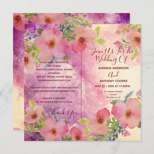 一エレガントつの水エレガント色チラシ (正面/裏面)