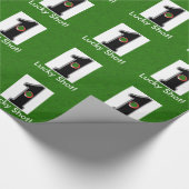 一カスタマイズつのゴルフのラッキーショット ラッピングペーパー (角)