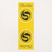 一カスタマイズ陰陽金ゴールドトレーニング、ピラティス及び ヨガマット (正面)