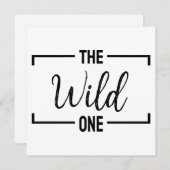 一カスタム人パーソナライズされた名はおもしろい女 招待状 (正面/裏面)