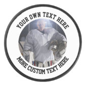 一カスタム種のパーソナライズされた アイスホッケーパック (正面)