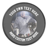 一カスタム種のパーソナライズされた アイスホッケーパック (正面)