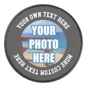 一カスタム種のパーソナライズされた アイスホッケーパック (正面)