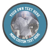 一カスタム種のパーソナライズされた アイスホッケーパック (正面)