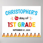 一カラフル学級の初日 ポスター (正面)