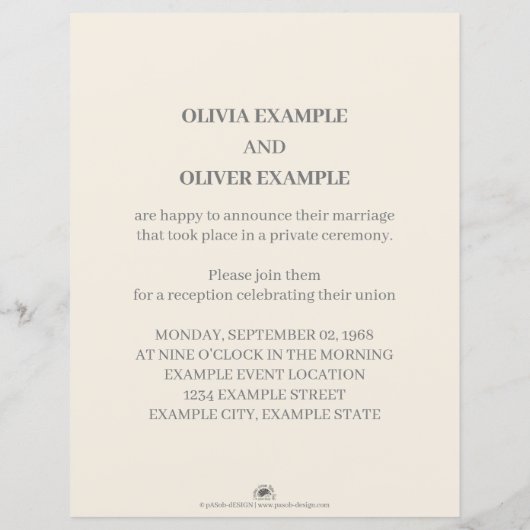 一キスをする結婚色の夫婦 (裏面)