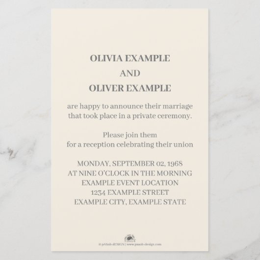 一キスをする結婚色の夫婦 (裏面)