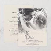 一キスをする結婚色の夫婦 シーズンカード (正面/裏面)