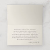 一キスをする結婚色の夫婦 プレイスカード (内部開封)