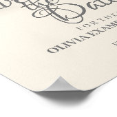 一キスをする結婚色の夫婦 ポスター (角)