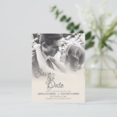 一キスをする結婚色の夫婦 招待状 (スタンド正面)