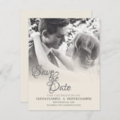 一キスをする結婚色の夫婦 招待状 (正面/裏面)