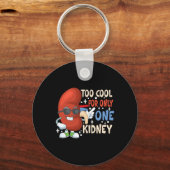 一クールつの腎臓移植腎疾患に対してのみ キーホルダー (正面)