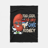 一クールつの腎臓移植腎疾患に対してのみ フリースブランケット (正面)