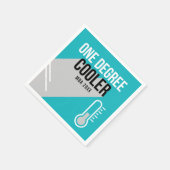 一クール度モダンパーソナライズされた卒業 スタンダードカクテルナプキン (角)