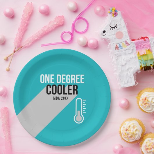 一クール度モダンパーソナライズされた卒業 ペーパープレート (パーティー)