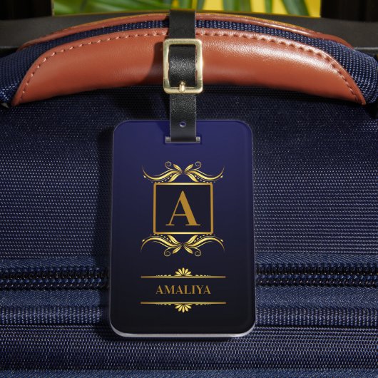 一シンプルつのパーソナライズされたと一種のカスタム ラゲッジタグ (正面インサイチュ2)