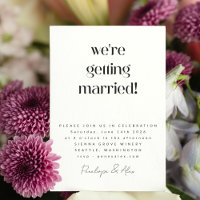 一シンプルつのミニマリストの中の結婚おもしろいモダンすべて