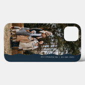 一シンプルモダン枚の写真の波クール状のエッジ Case-Mate iPhoneケース (裏面 (横))