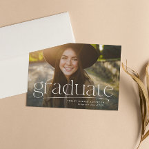 一シンプル写真卒業パーソナライズされた