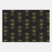 一シンプル種パーソナライズされた1種のwカスタム ラッピングペーパーシート (正面)