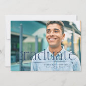 一シンプル等海軍青色卒業生 案内状 (正面)