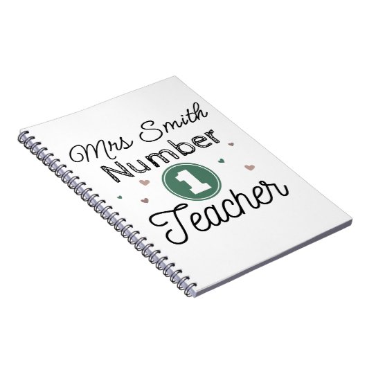 一パーソナライズされた番先生ギフト手帳 ノートブック (右側)