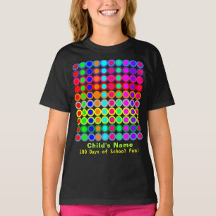 一パーソナライズされた百日の学校おもしろい Tシャツ