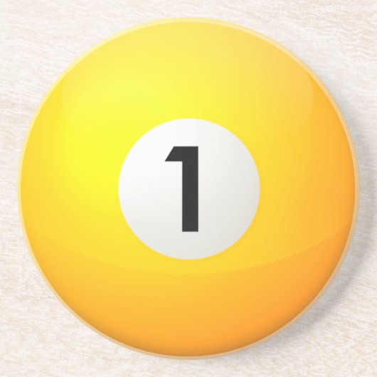 一プールイエローボールコースター コースター (正面)