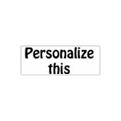 一ユニーク種のパーソナライズされた セルフインキングスタンプ (デザイン)