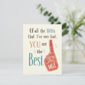 一ユーモアのある番パパ父の日札 カード (スタンド正面)