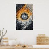 一一四七火と水 ポスター (キッチン)