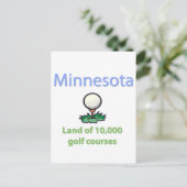 一万ゴルフ場の土地 ポストカード (スタンド正面)