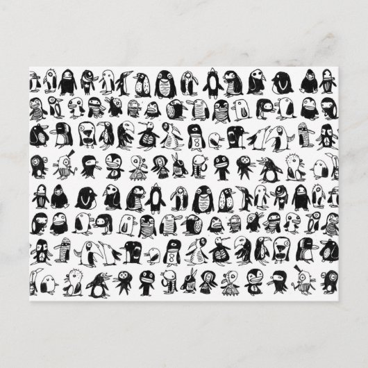 一三二ペンギン ポストカード (正面)