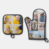 一三写真テンプレート パーソナライズされた 鍋つかみ&鍋敷きセット (正面)