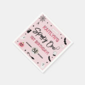 一不気味つ！ガールズハロウィーン1st誕生日パーティー スタンダードカクテルナプキン (角)