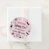 一不気味つ!ガールズハロウィーン1st誕生日パーティー フェイバータグ (インサイチュ)