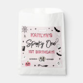 一不気味つ！ガールズハロウィーン1st誕生日パーティー フェイバーバッグ (正面)