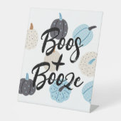 一不気味つ |ハロウィーン誕生日 |ブルーブーゼ 台座サイン (正面)