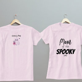 一不気味つ |ハロウィーン1回目の誕生日 |お母さんのシャツ Tシャツ