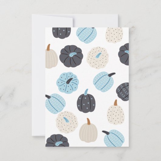 一不気味つ |ハロウィーン1回目の誕生日 |ブ不気味ルーズ サンキューカード (裏面)