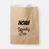 一不気味つ |ハロウィーン1回目の誕生日 |青ミニマル色 フェイバーバッグ (正面)