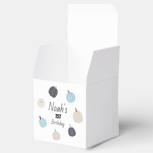 一不気味つ |ハロウィーン1回目の誕生日 | Blue Pumpkin フェイバーボックス (オープン)